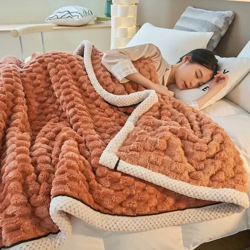 LoungeYard | Soft Flannel Autumn Blanket — product view 6