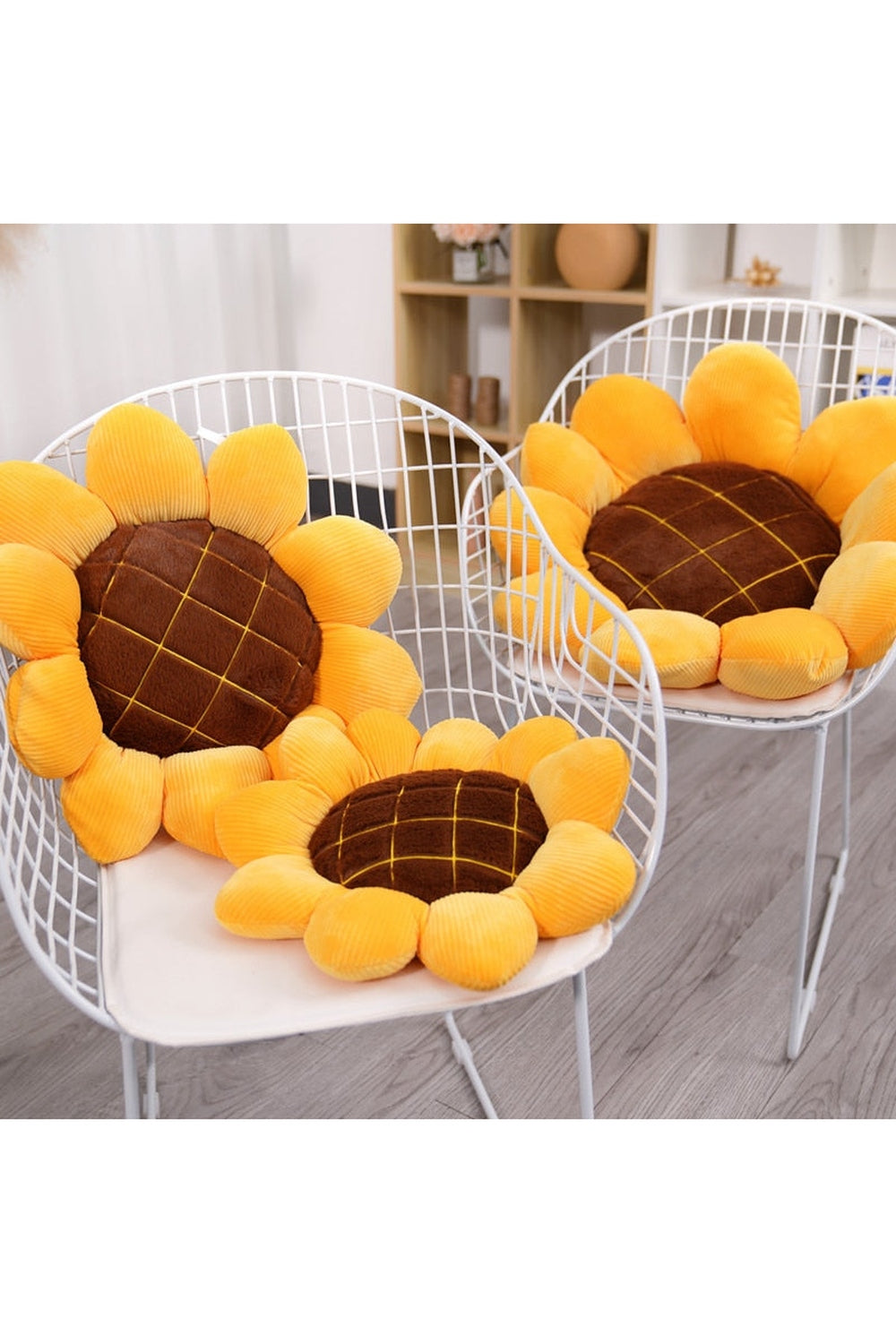 Cozy Sunflower Plush Nap Pillow | LoungeYard — product view 6