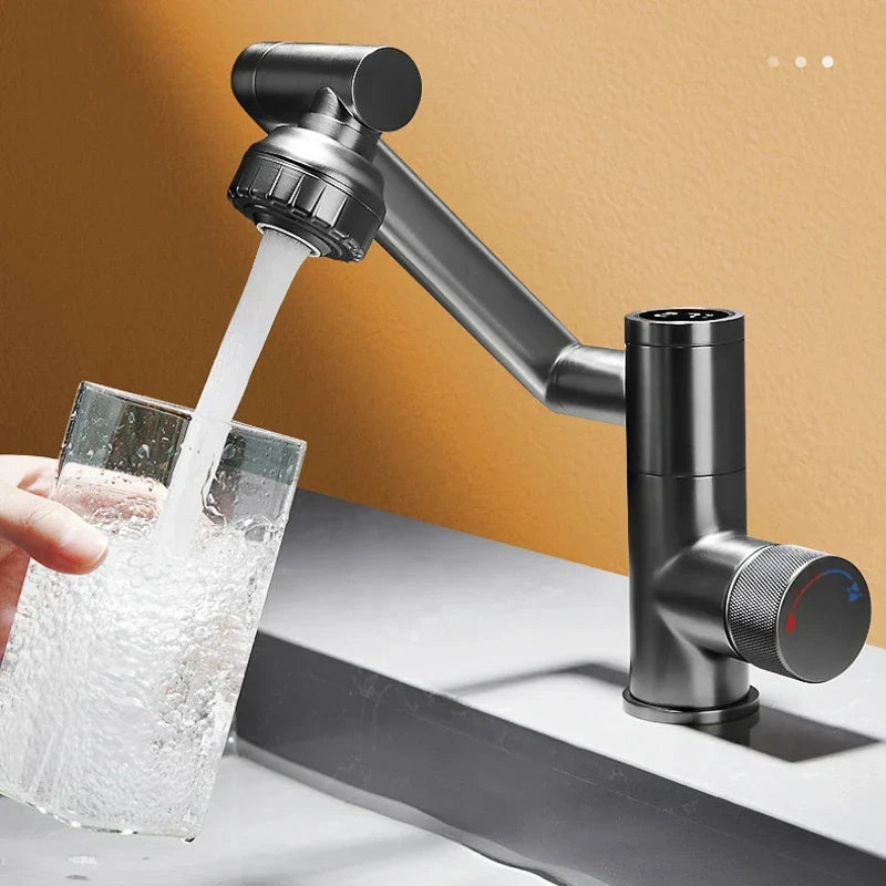 LoungeYard | Digital Display Rotatable Japanese Style Bathroom Faucet — product view 2