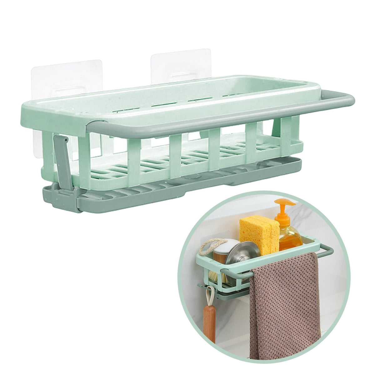 LoungeYard | Handy Multipurpose Sink Organizer Storage Rack — product view 6