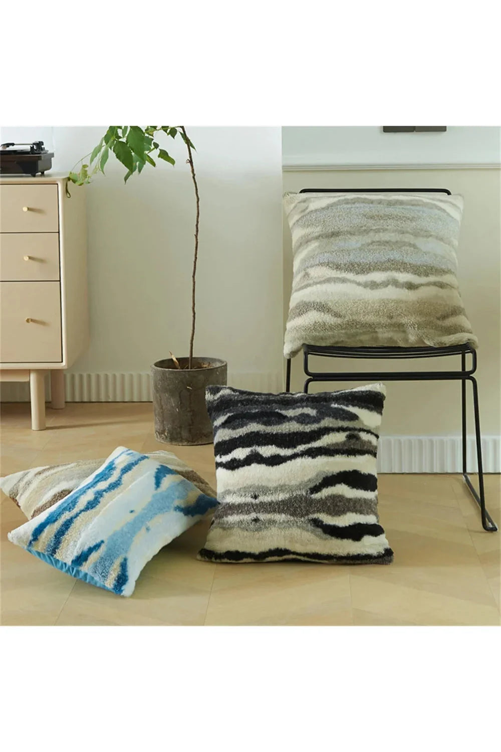 Plush Nordic Pillowcase | LoungeYard — product view 1