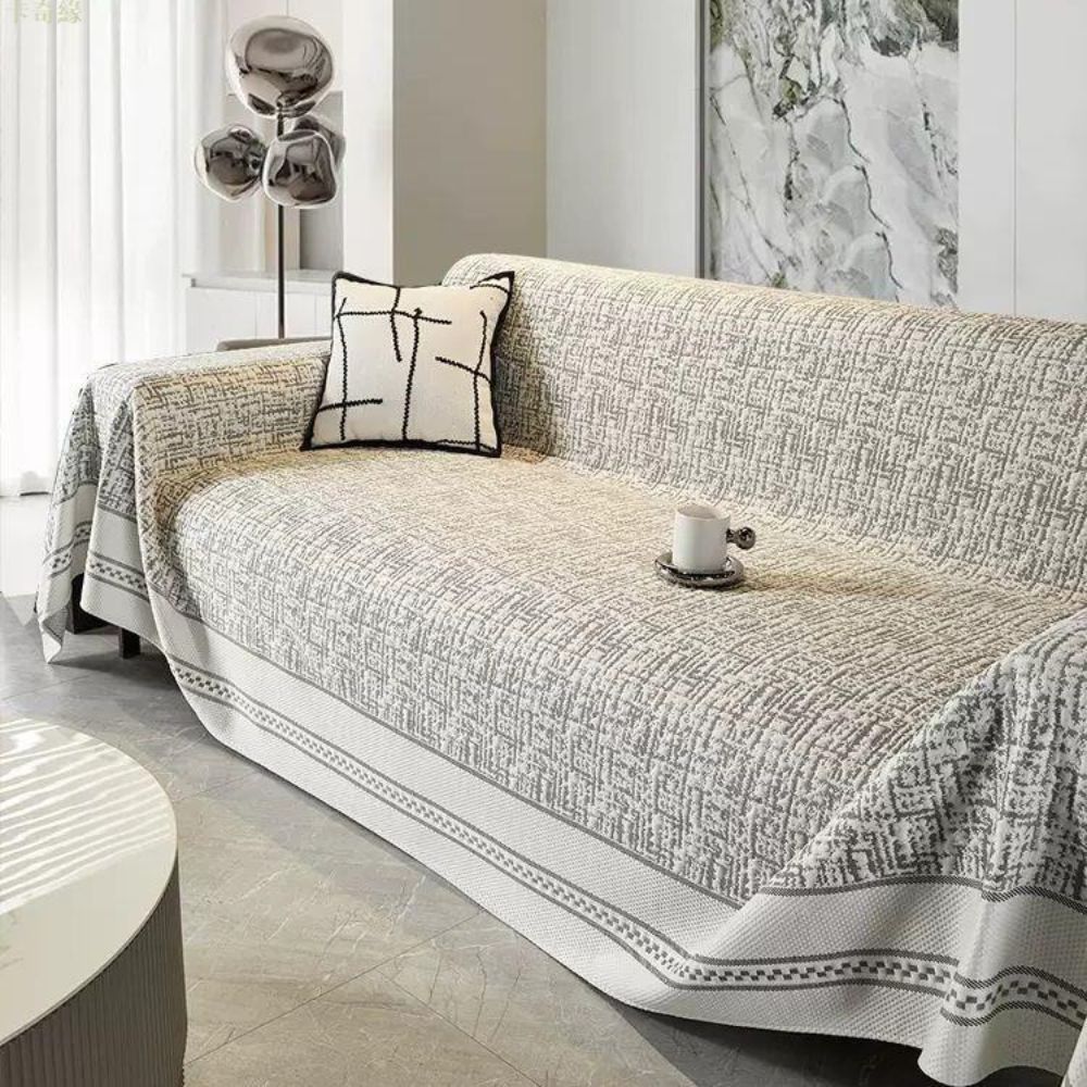 LoungeYard | Sahara Sketch Chenille Sofa Cover — product view 6
