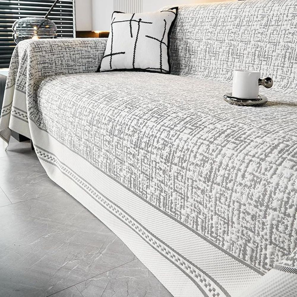 LoungeYard | Sahara Sketch Chenille Sofa Cover — product view 7