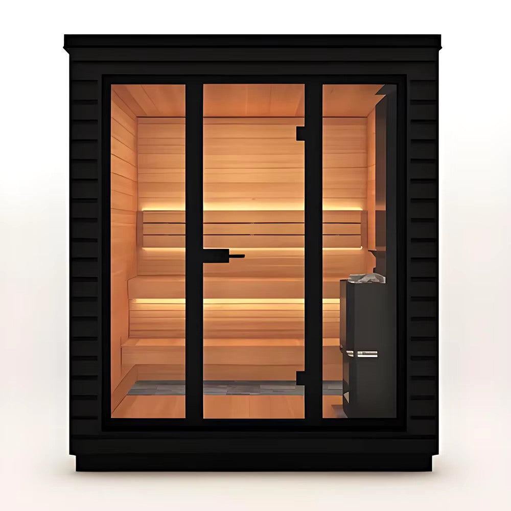 2-3 Person Modern Zen-Glow Steam Sauna — product view 1