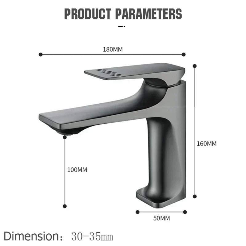 LoungeYard | Elegant bathroom faucet - with single lever for timeless comfort — product view 4