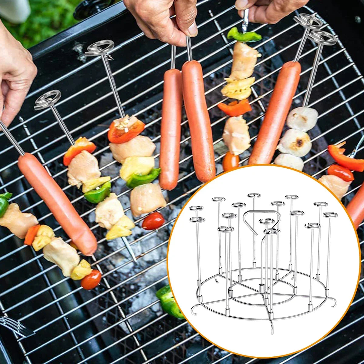 LoungeYard | Air Fryer Vertical Kebab Maker Stand — product view 5