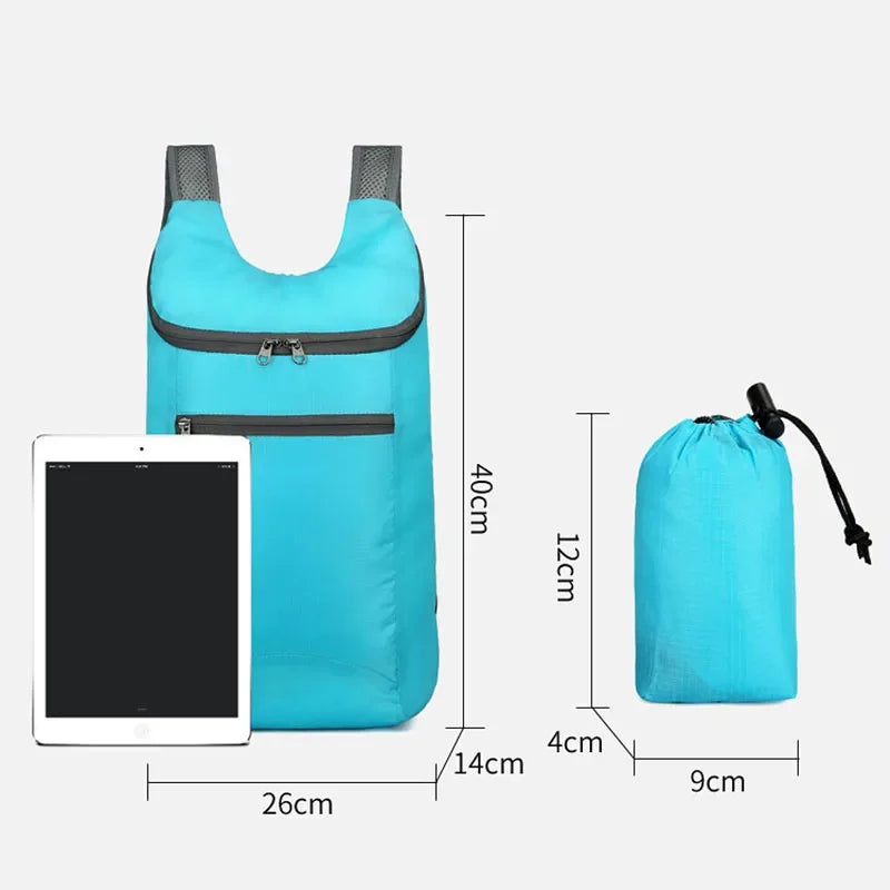 LoungeYard | FlexTrail MiniPack | Foldable Backpack | 20L Volume | Ultra Lightweight & Water Resistant — product view 5
