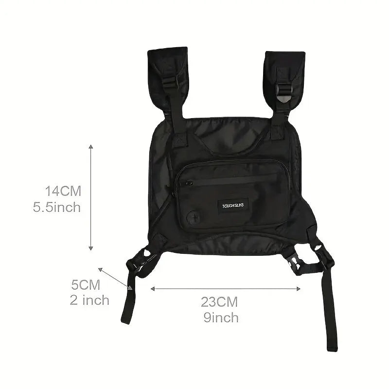 LoungeYard | Adjustable Strap Ergonomic Chest Bag — product view 3
