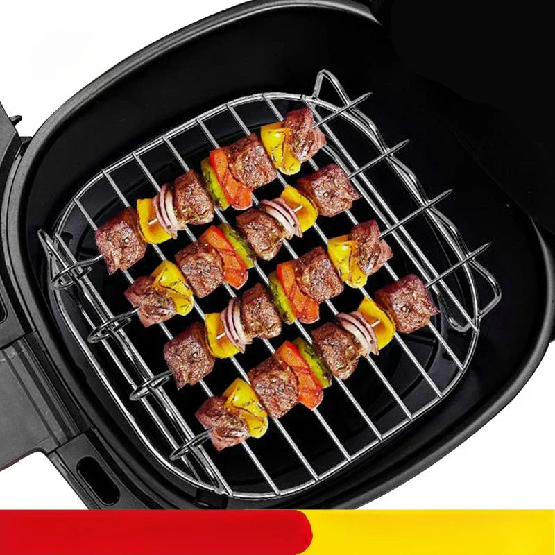 LoungeYard | Grillessa BBQ Set | Stainless Steel Skewers & Rack | For Grill, Air Fryer & Oven — product view 1