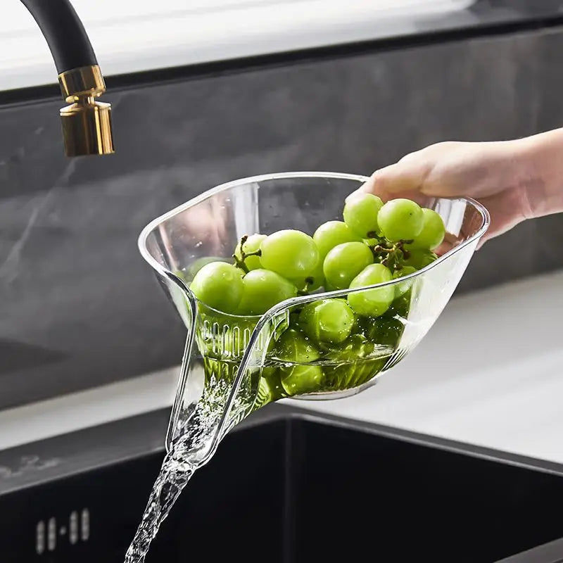 LoungeYard | Crystal Clear Multifunctional Kitchen Drain Basket — product view 1