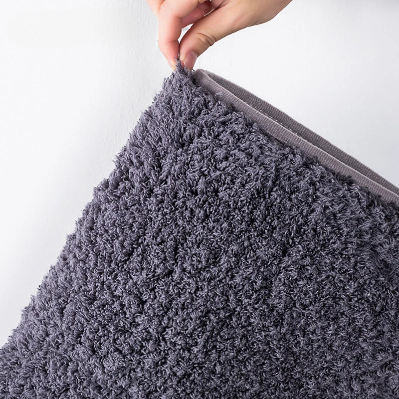 LoungeYard | Long-pile, Absorbent Bath Mat With Anti-slip — product view 2
