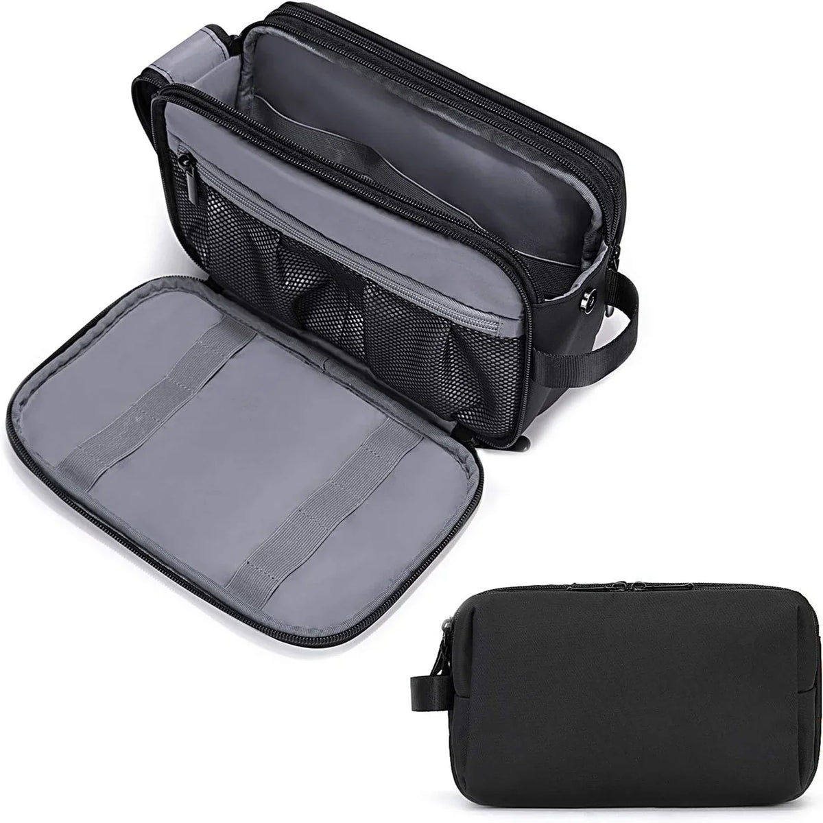 LoungeYard | Mannvaro Toiletry Bag Men | Water-repellent Dopp Kit Organizer | Large Volume & Wet Compartment | For Travel & Bathroom — product view 1