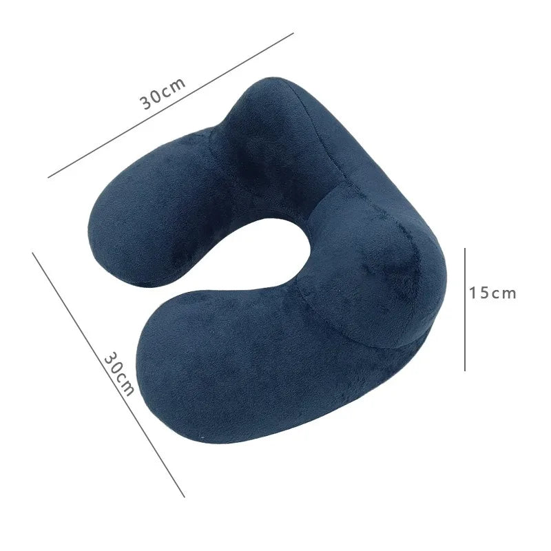 LoungeYard | Neckiva Neck Pillow | Ergonomic & Ultra-light | Micro-Velours | Portable with Bag — product view 5