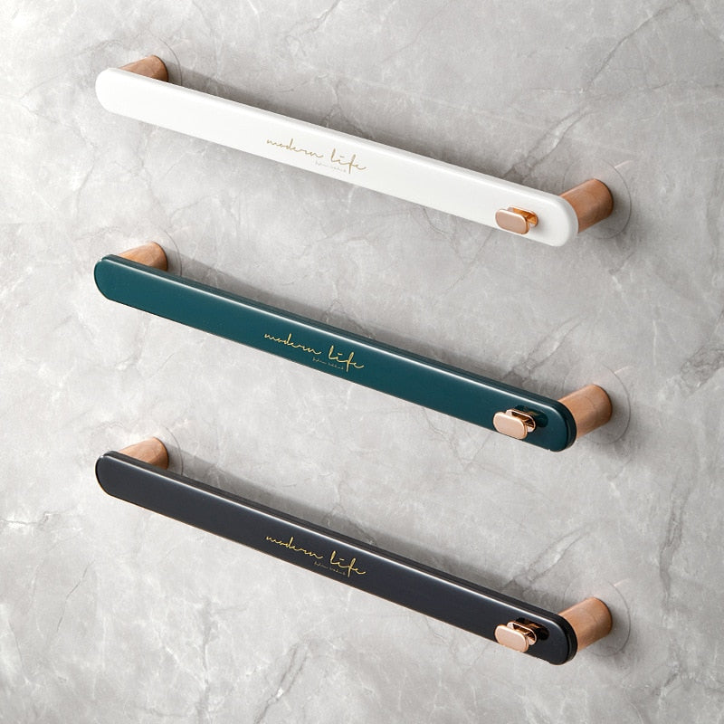 LoungeYard | Towel Bar Space Saving Bathroom Holder — product view 3
