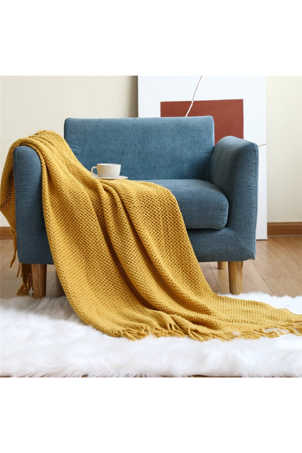 Dark Academia Throw Blanket | LoungeYard — product view 4