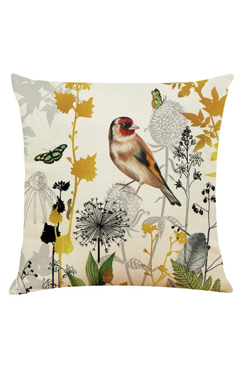 Bird Leaf Pillowcase | LoungeYard — product view 7