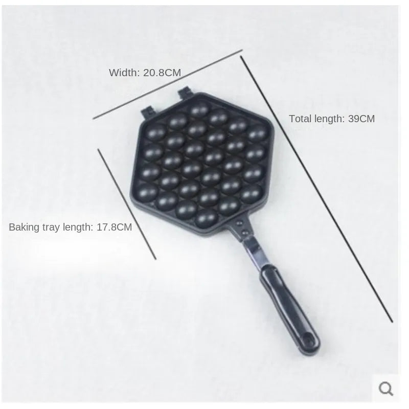 LoungeYard | Non-Stick Bubble Egg Waffle Maker Pan — product view 6