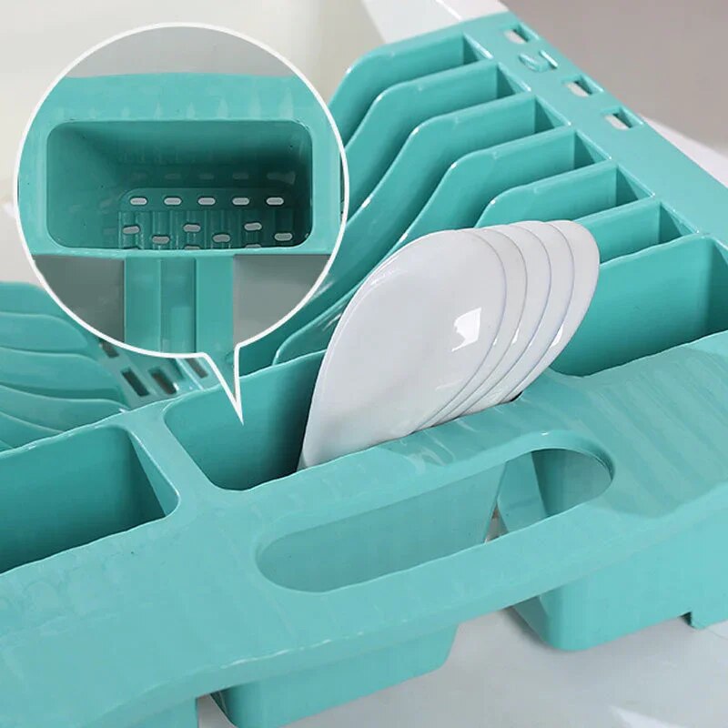 LoungeYard | Efficient Kitchen Retractable Dish Drain Rack — product view 6