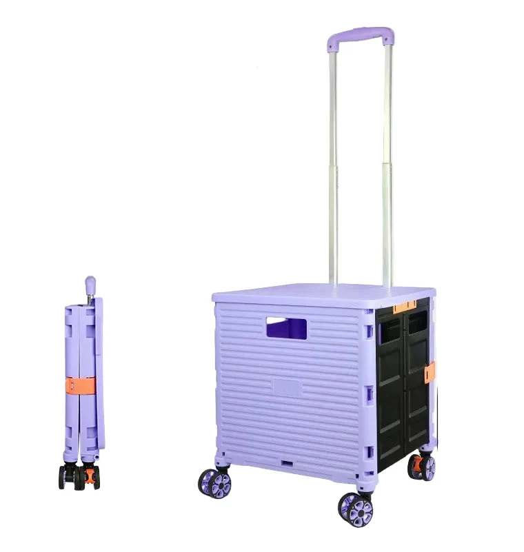 LoungeYard | Folding Shopping Trolley with Silent Wheels – EasyCart — product view 7