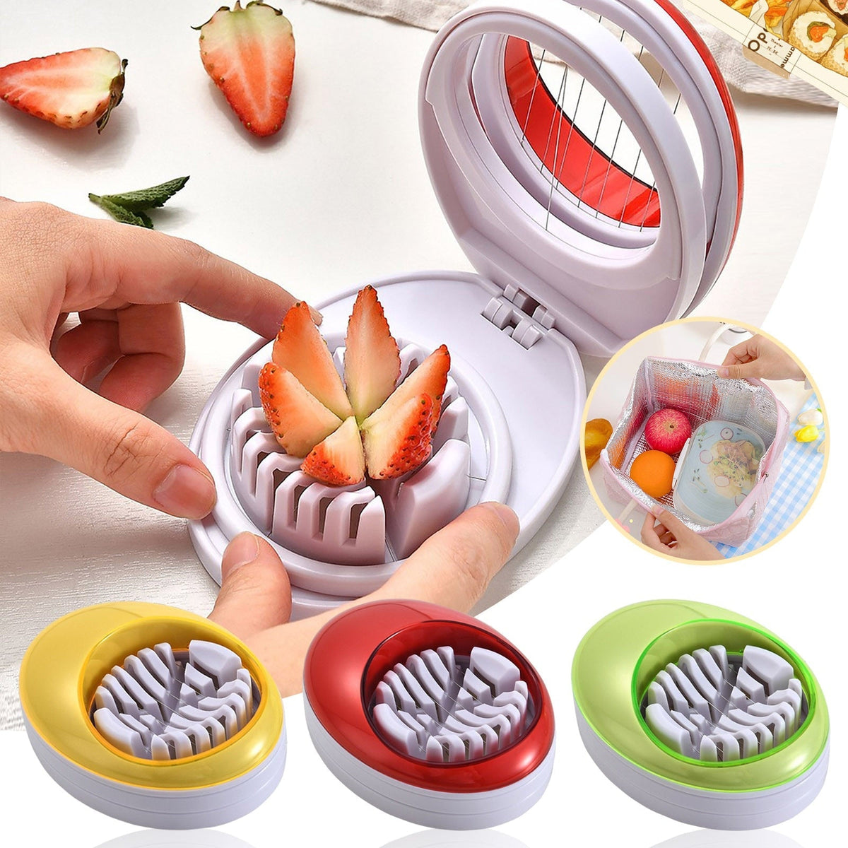 LoungeYard | Multifunctional Boiled Easy Egg Slicer — product view 5