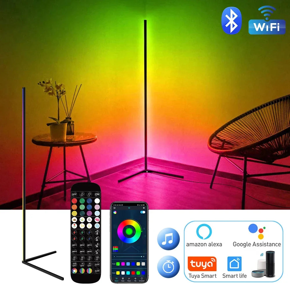 GlowBeam™ Smart Wi-Fi Corner Lamp — product view 2