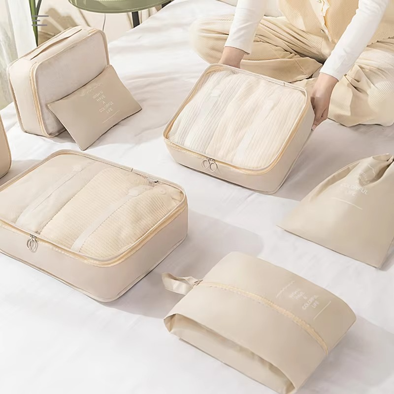 Travel Organizer Packing Cube Set with Zippered, Breathable Bags — product view 4