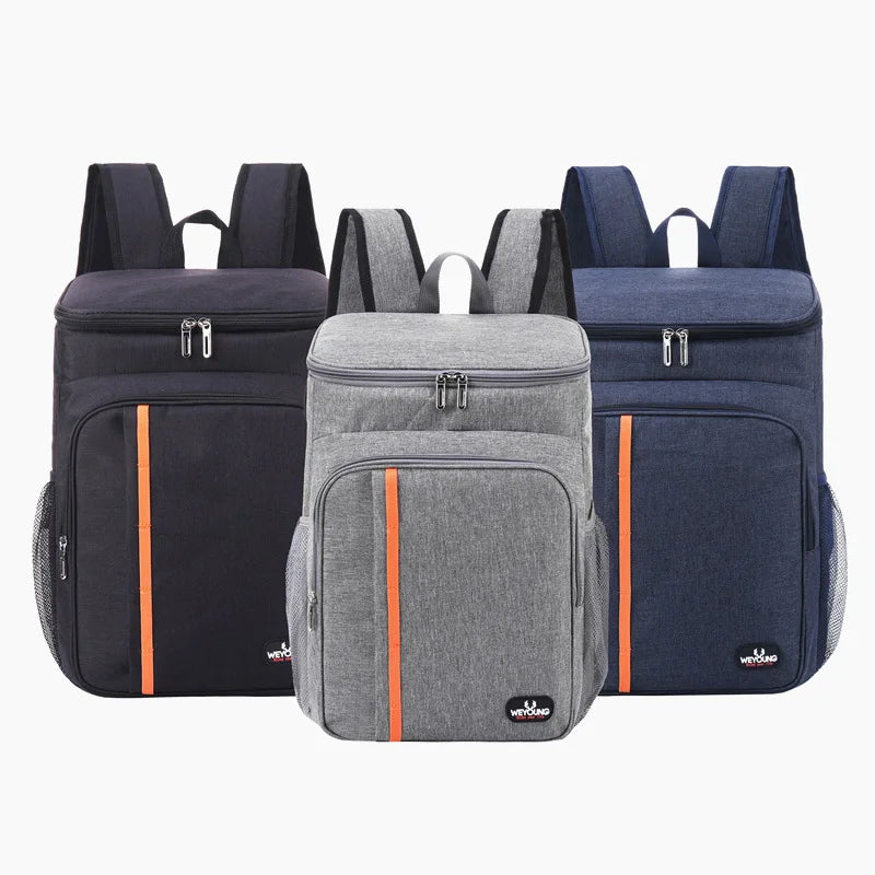 LoungeYard | Thermal Lunch Bag Waterproof Oxford Portable Cooler Backpack – ChillPack — product view 4