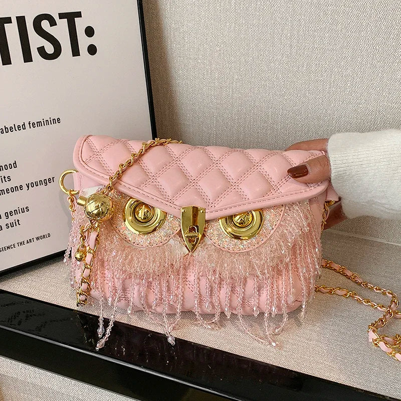 LoungeYard | Night Owl Glitter Shoulder Bag — product view 6