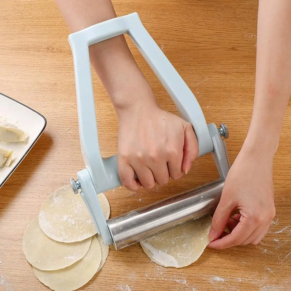 LoungeYard | Easy Dough Maker Baking Stainless Steel Roller — product view 4