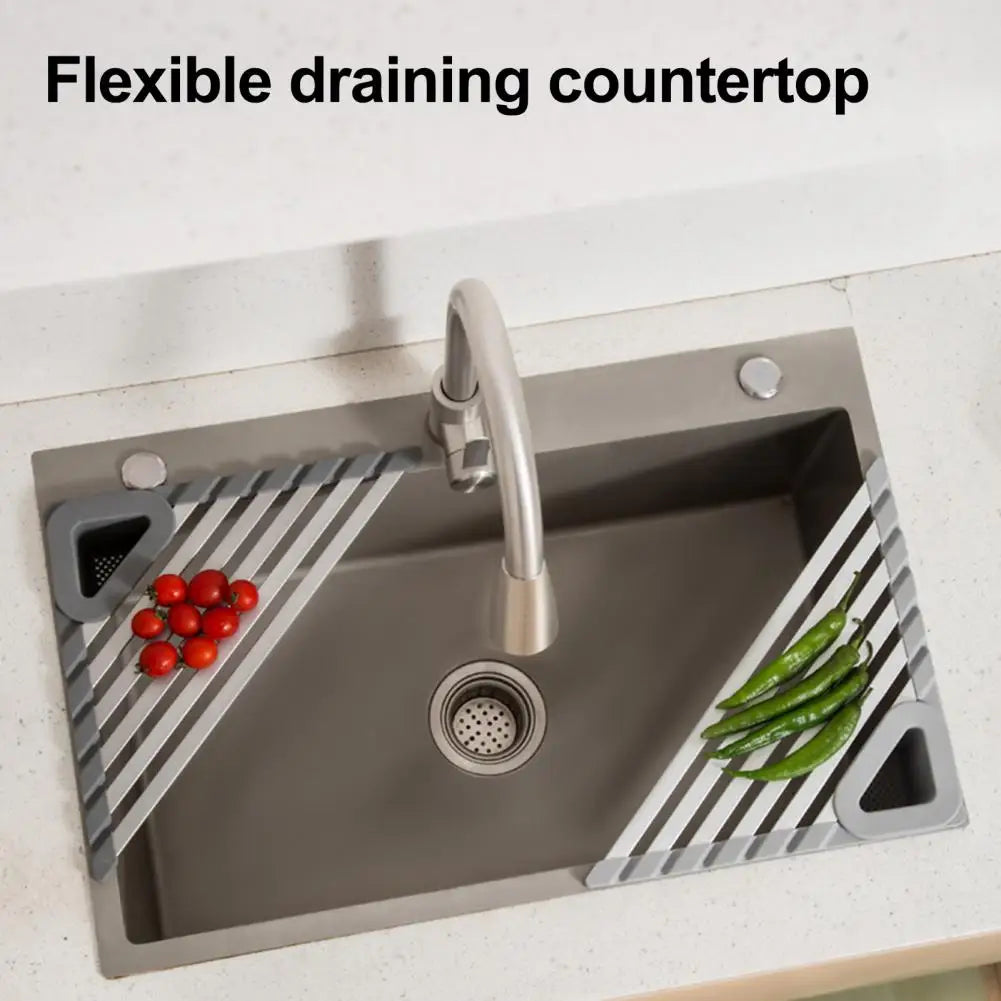 LoungeYard | Triangle Slip-Resistant Sink Corner Storage Shelf Rack — product view 6