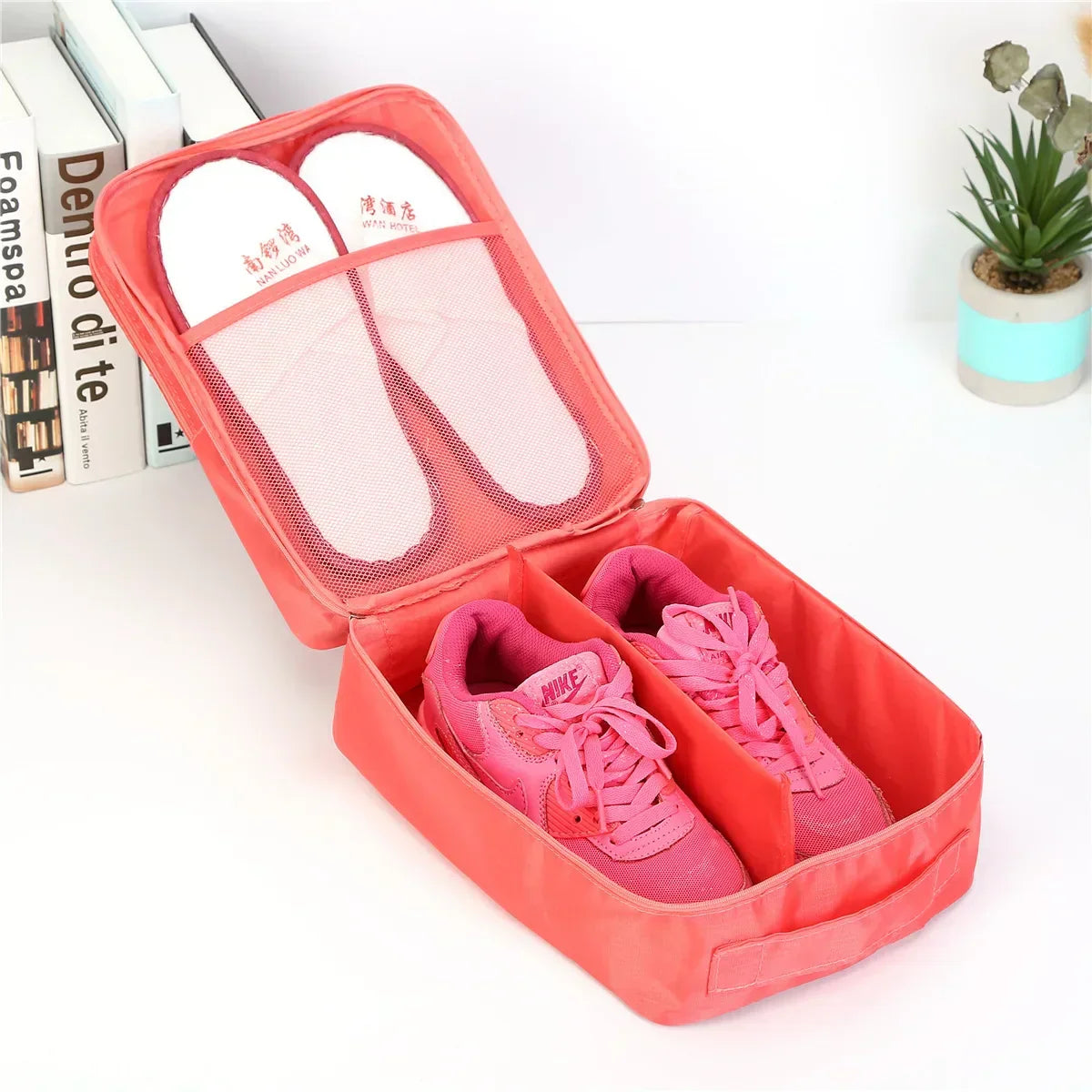 LoungeYard | Packoro Shoe Organizer | For 3–4 pairs | Water-repellent & Compact | Travel & Everyday — product view 6