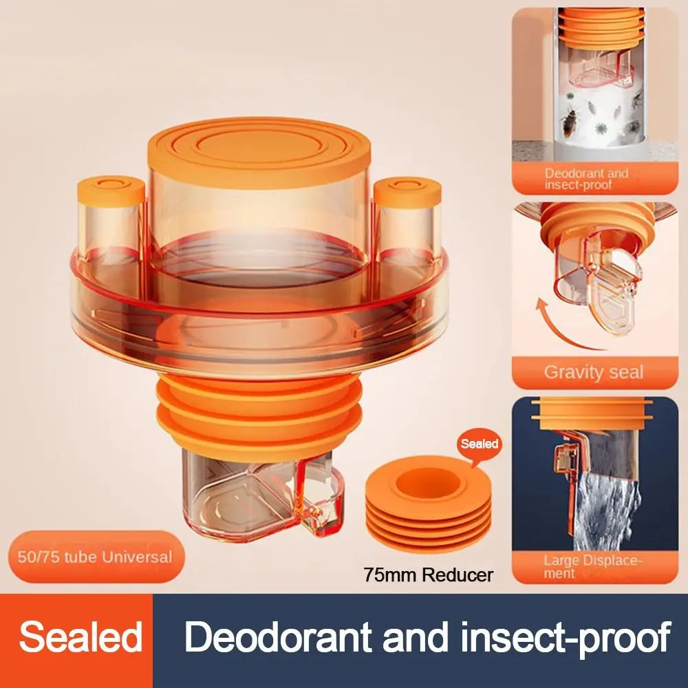 LoungeYard | Odor Prevention Automatic Drainage Pipe Adapter Drainer — product view 3