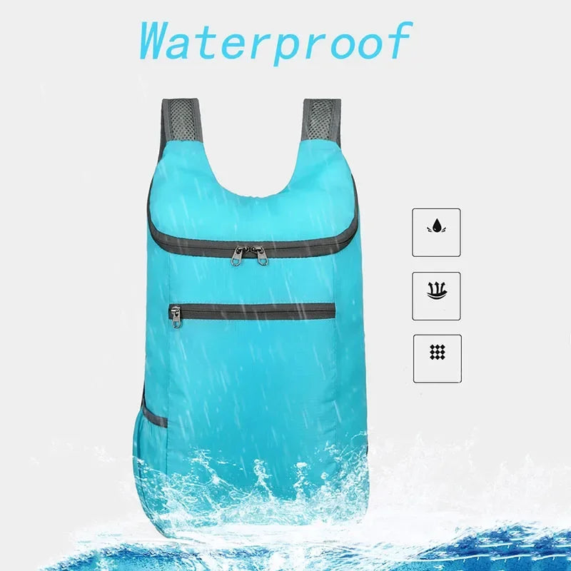 LoungeYard | FlexTrail MiniPack | Foldable Backpack | 20L Volume | Ultra Lightweight & Water Resistant — product view 6