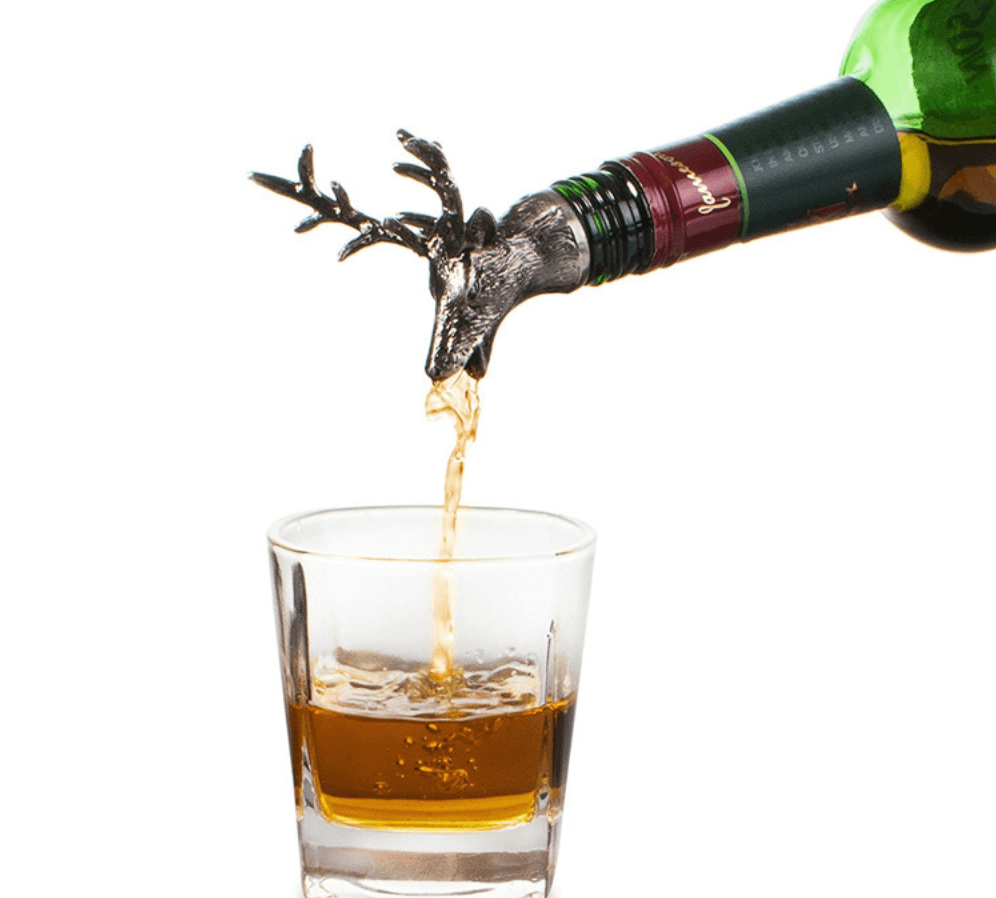 LoungeYard | Deer Head Wine Pourer — product view 3