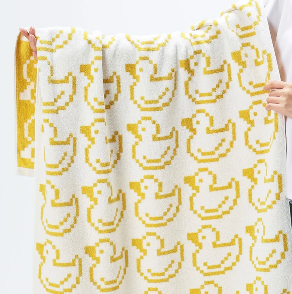 Reversible Animal Print Cotton Towel | LoungeYard — product view 6