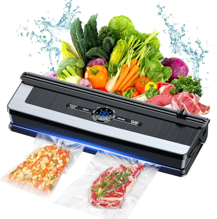 LoungeYard | Multifunctional 8-in-1 Vacuum Sealer with Integrated Film Cutter — product view 4