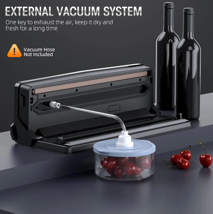 LoungeYard | Multifunctional 8-in-1 Vacuum Sealer with Integrated Film Cutter — product view 7