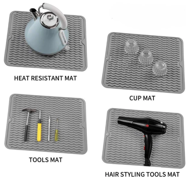 LoungeYard | Sustainable Silicone Drip Mat - Universally usable and heat-resistant — product view 3