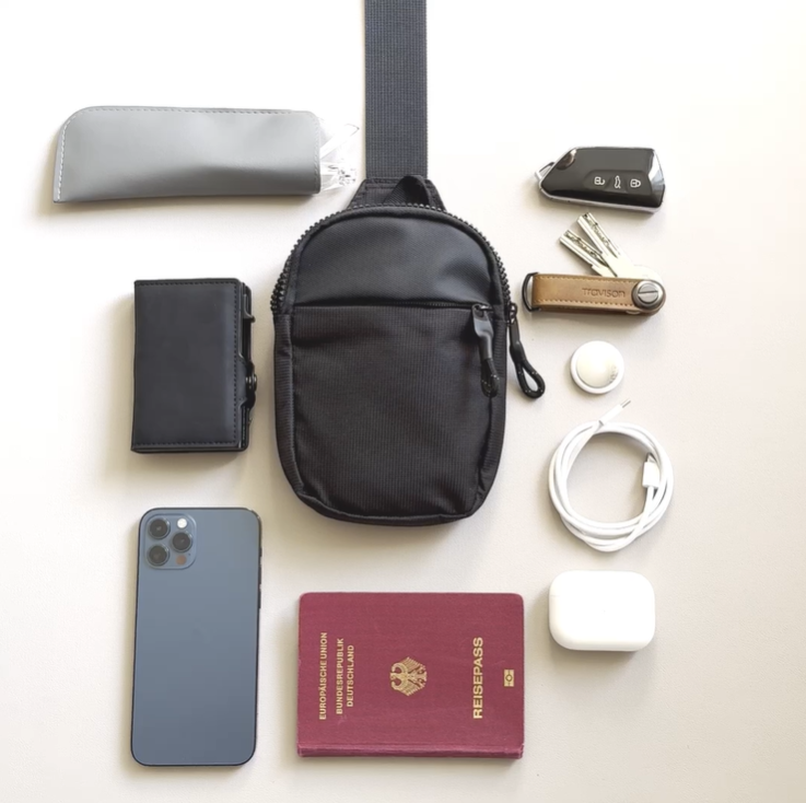 UrbanGuard Sling Bag | Compact, Secure, Waterproof | LoungeYard — product view 4