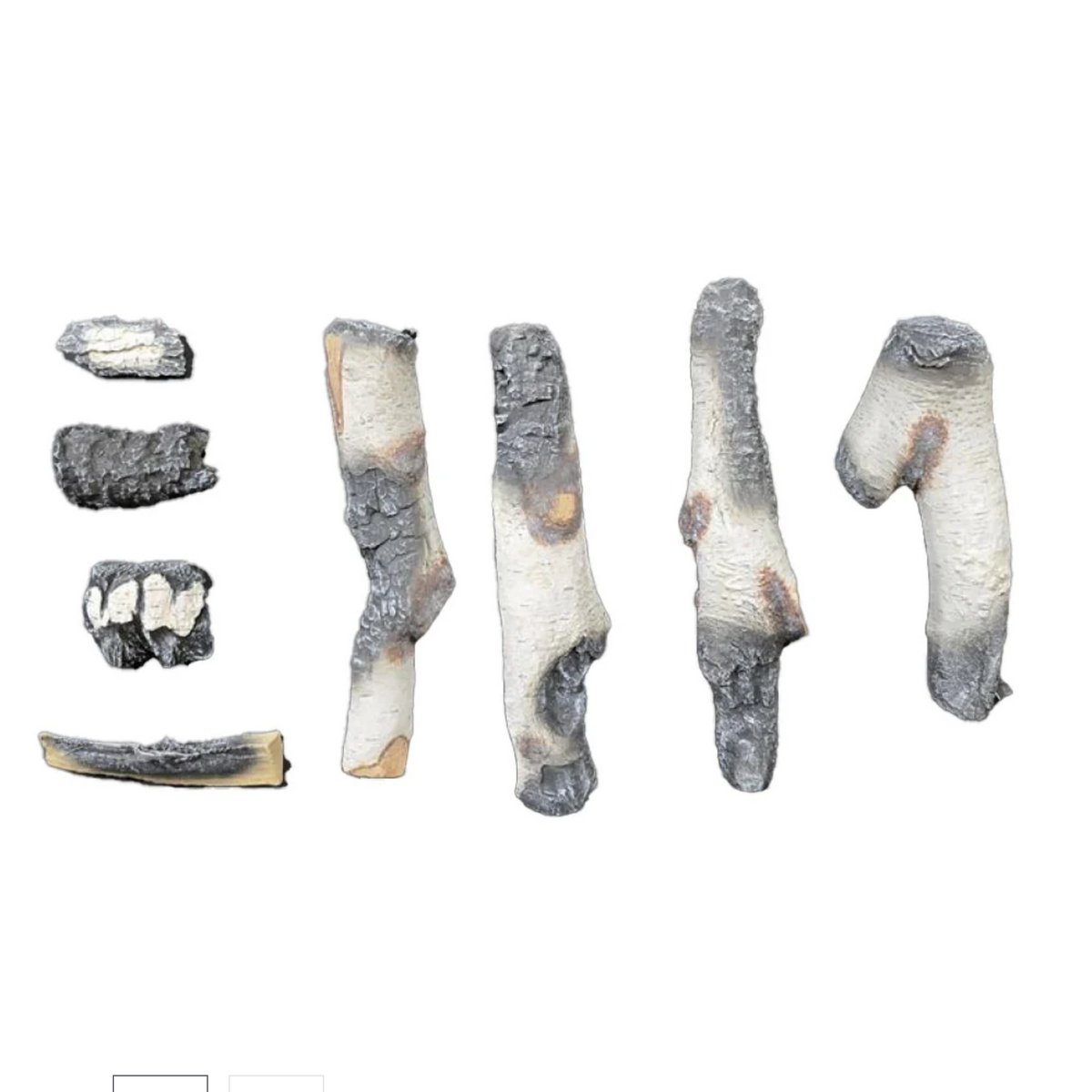 Simplifire  Glowing Birch Log Set for Allusion Edge Electric Fireplace — product view 1