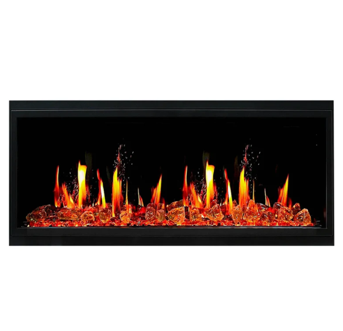 Litedeer Homes Reflective Fire Glass for Latitude Electric Fireplaces — product view 1