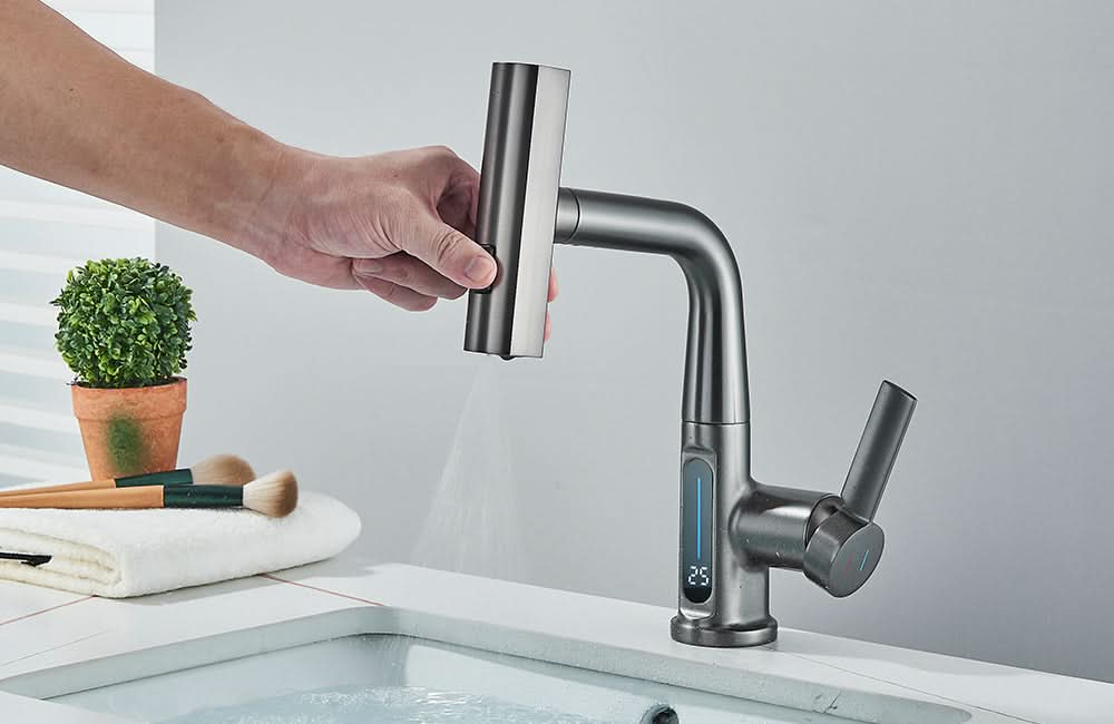 LoungeYard | LUXOR - Modern digital washbasin tap — product view 6