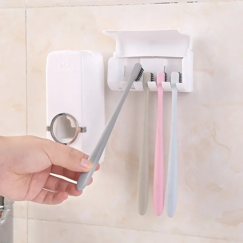 LoungeYard | Automatic Toothpaste Squeezer Toothbrush Holder — product view 4