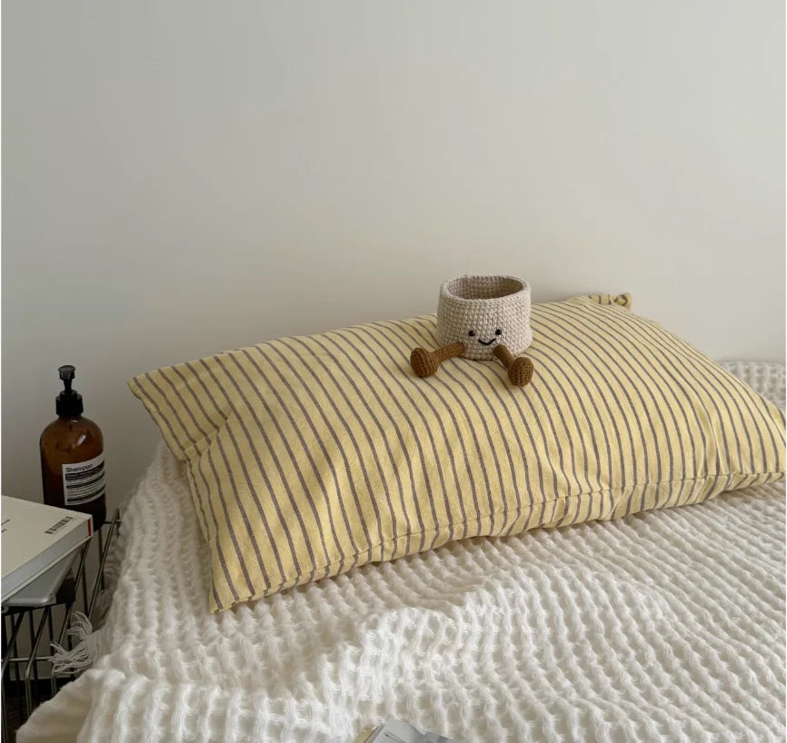 Modern Simple Striped Pillowcase | LoungeYard — product view 6