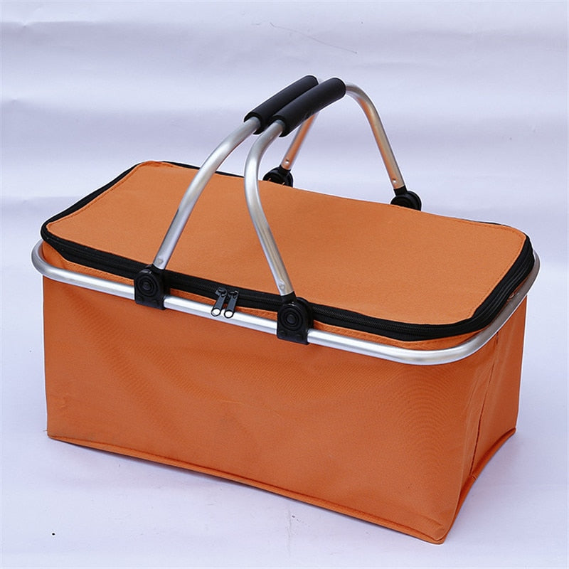 LoungeYard | Travel Fresh Cooler Foldable Camping Basket — product view 3