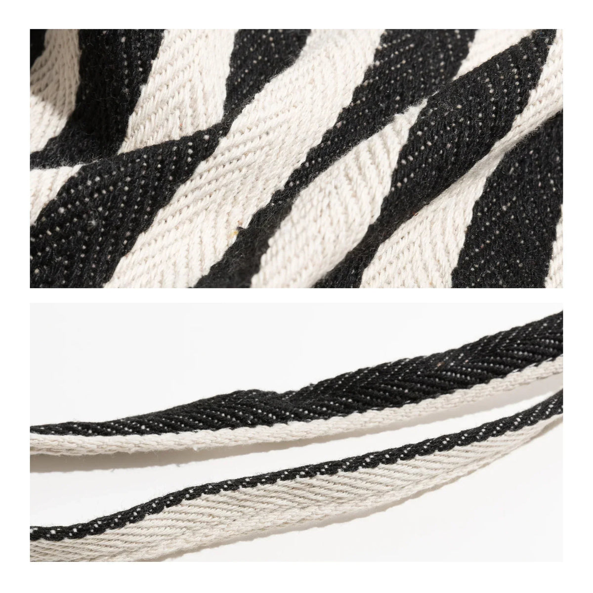 LoungeYard | Striped linen tote bag — product view 7