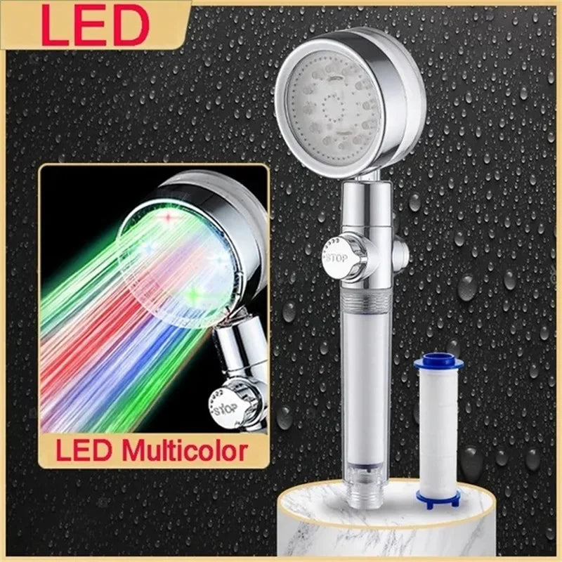 LoungeYard | Hydro Colorful High-Pressure Rainfall Shower Head — product view 6