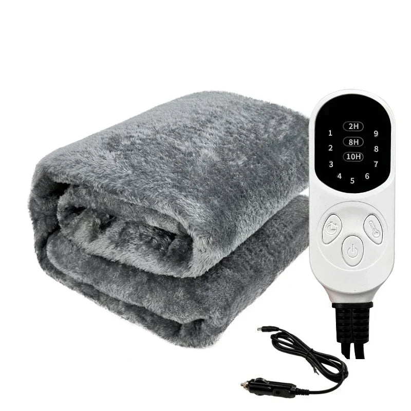 LoungeYard | Electric Blanket Car Heated Washable Travel Throw — product view 3