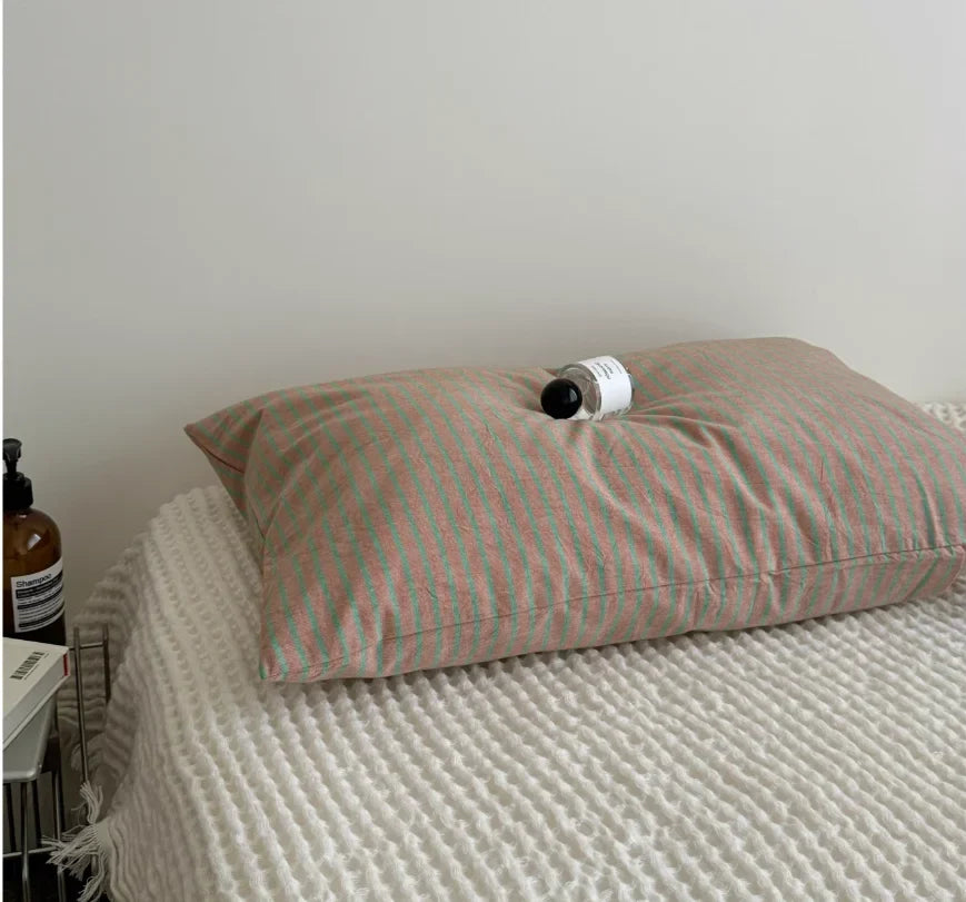 Modern Simple Striped Pillowcase | LoungeYard — product view 7