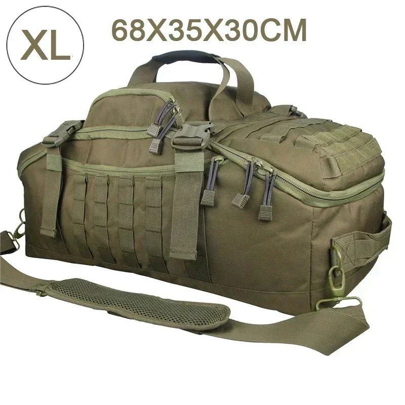 LoungeYard | Large Tactical Travel and Backpack - TrailTrek Duffle — product view 7